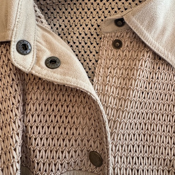 Spiegel Tan Utility Jacket with Mesh Accents Sz xl - Picture 4 of 8